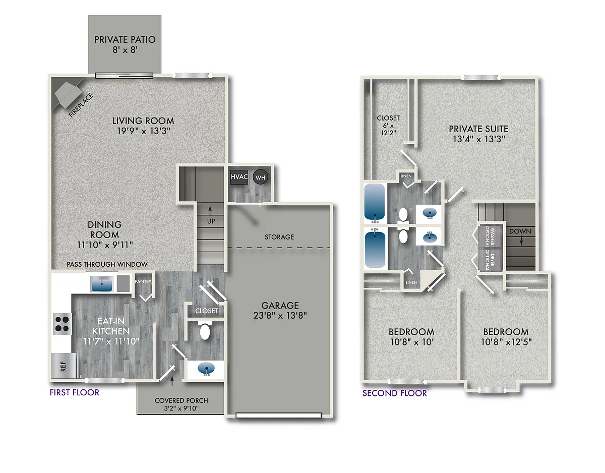Floor plan Monroe Townhome