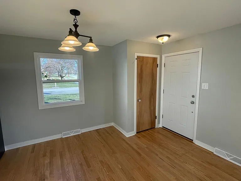 Front Door, Coat Closet & Dining Area