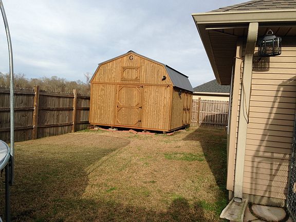 Back yard and storage shed