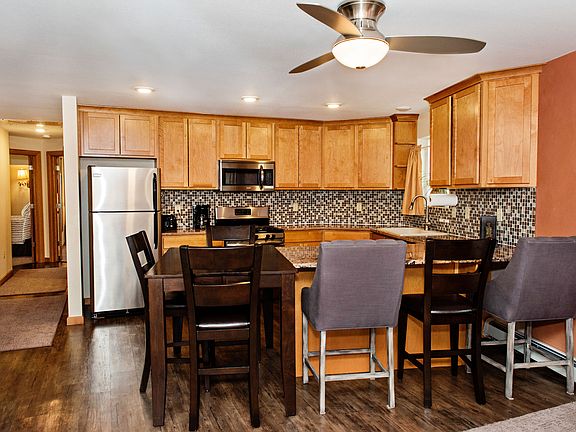 Kitchen, hallway and dining