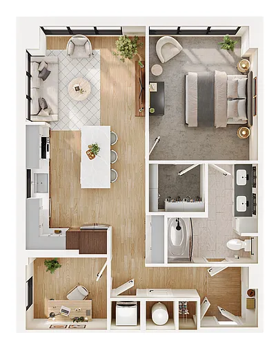 Floor plan A9 Upgraded