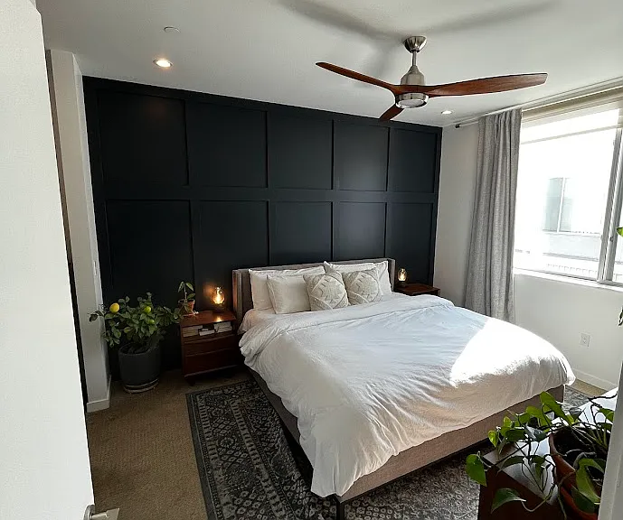 Primary Bedroom- Pictured with King Sized Bed