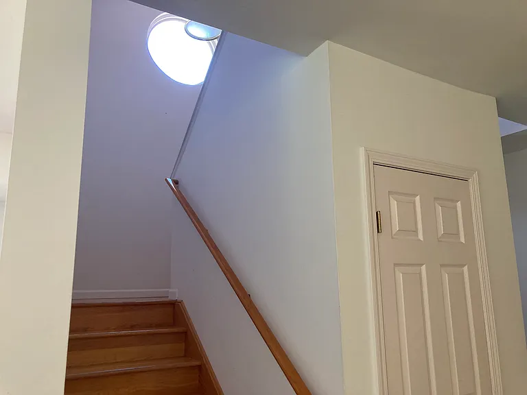 Open staircase.
