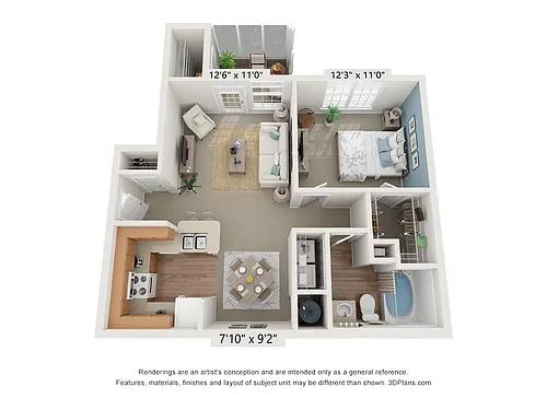 Floor plan The Abode