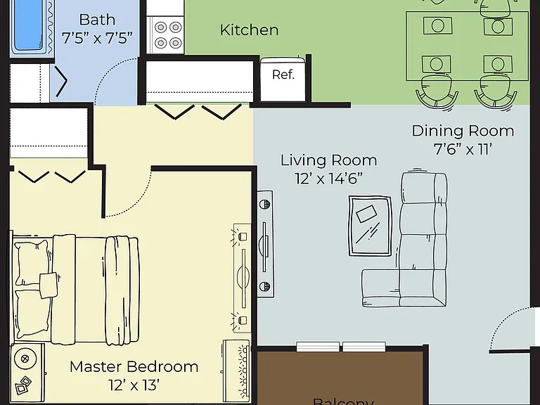 One bedroom Dog friendly One bedroom Dog friendly
