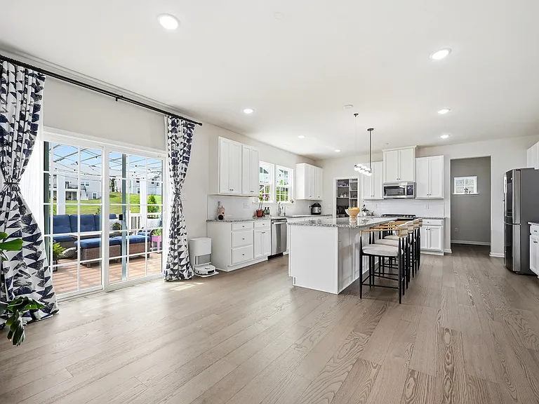 Dining space and Kitchen