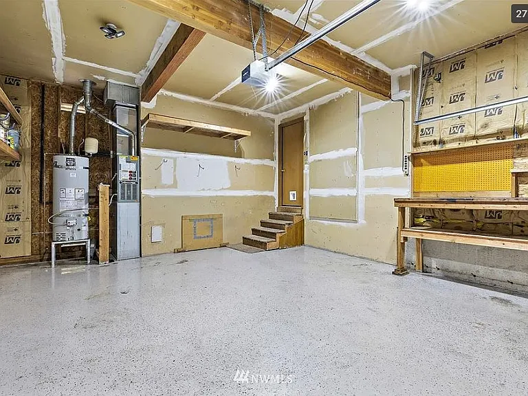 Garage Leading into House.