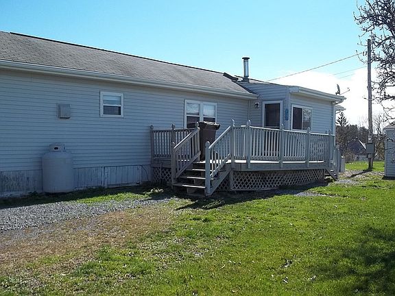 large, rear deck