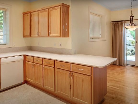 Access to backyard with sliding glass doors