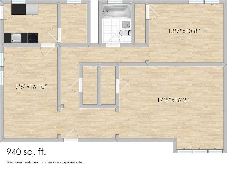 Floor plan 246 Washington BN
