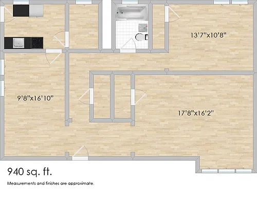 Floor plan 246 Washington BN