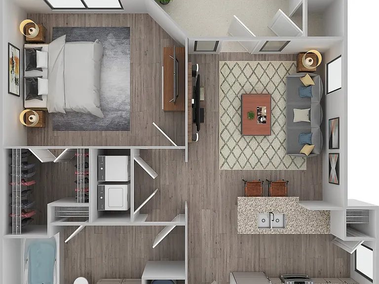 1 Bedroom | 1 Bath | 649 SF 1 Bedroom | 1 Bath | 649 SF