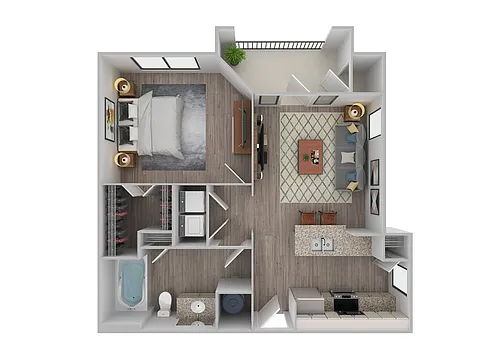 Floor plan A1 | Renovated