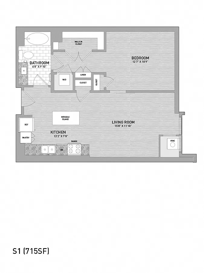 Floor plan S1-715