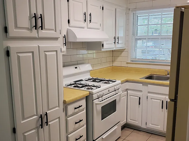 Kitchen and gas stove