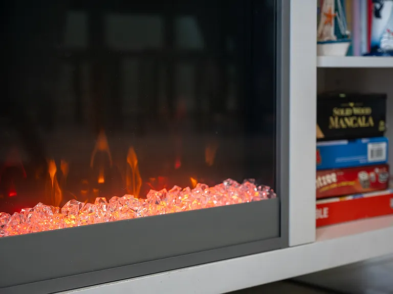 Electric Fireplace - with and without Heat