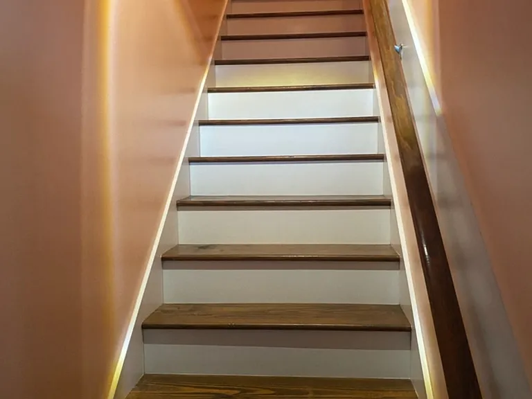 Stairs leading upstairs