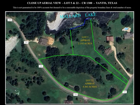 County Road 1300, Yantis, TX 75497