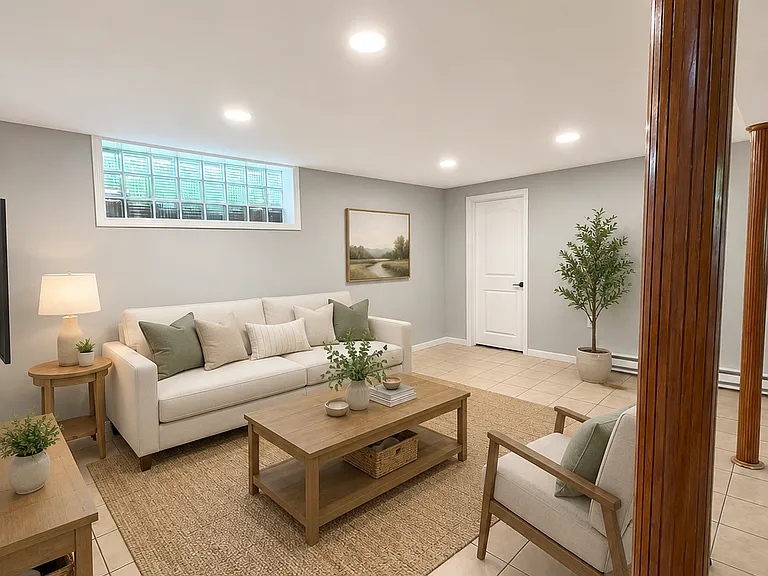 Open Concept Living Room (staged)