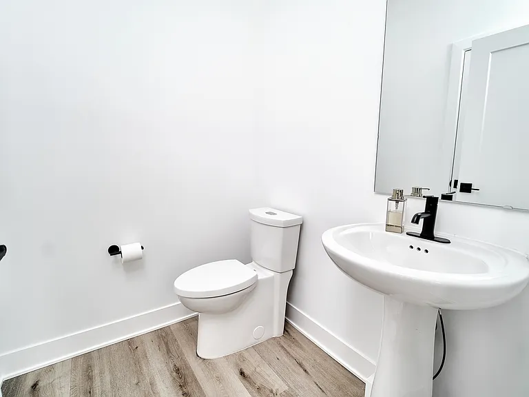Half bath in loft area