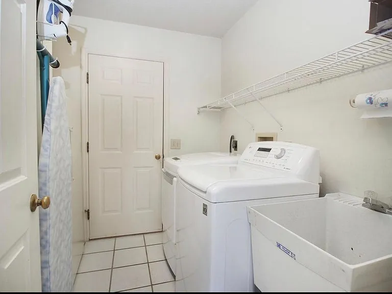 Laundry room and access to garage