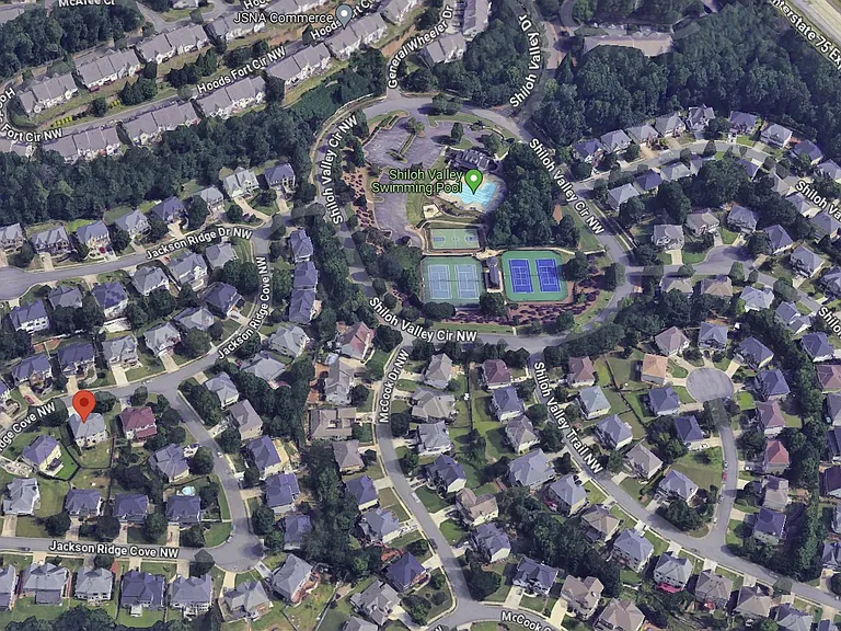 House Location in the Subdivision