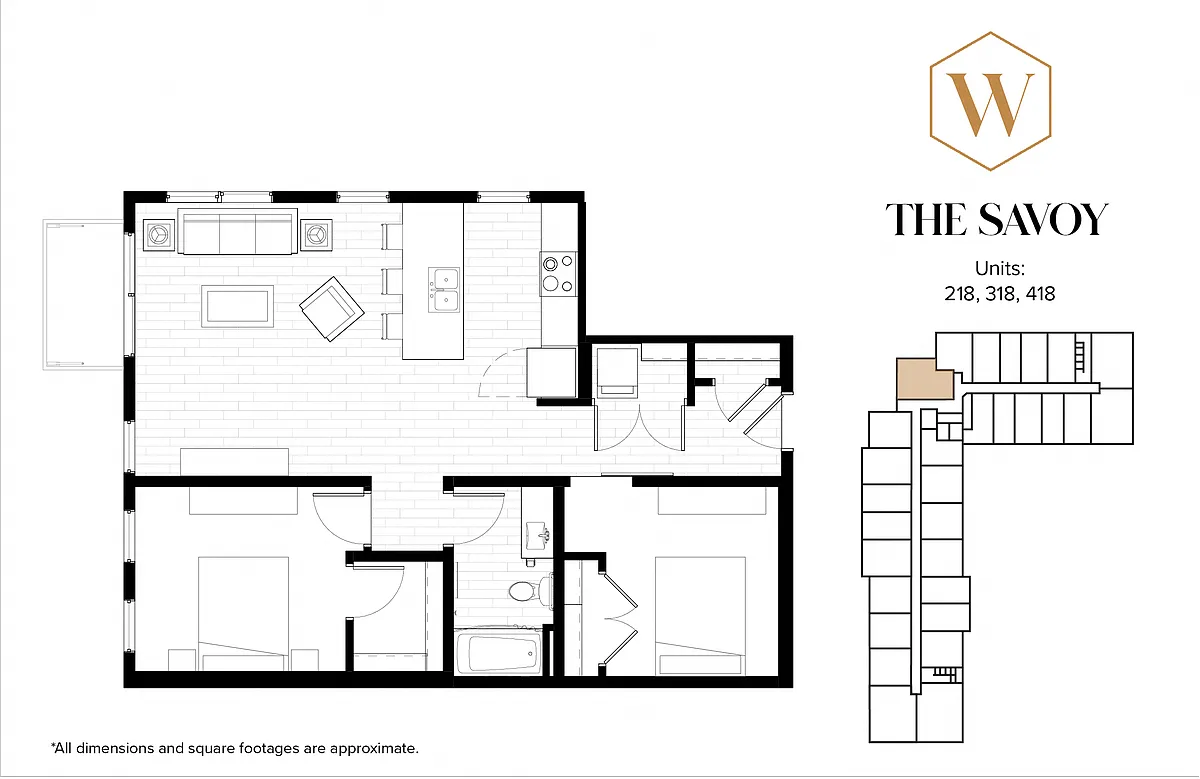 Floor plan The Savoy