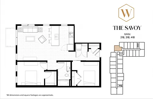 Floor plan The Savoy