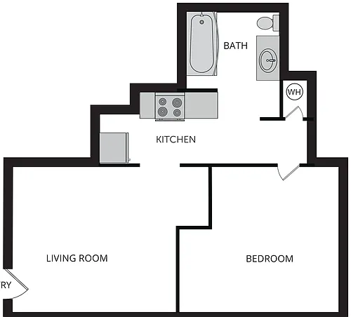 Floor plan 1X1