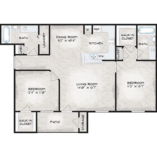 Floor plan D