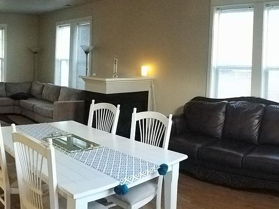 Family room - hardwood floors