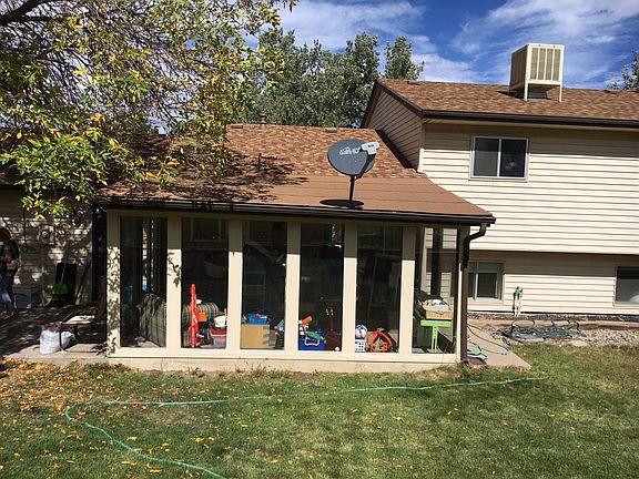 Sunroom off kitchen.