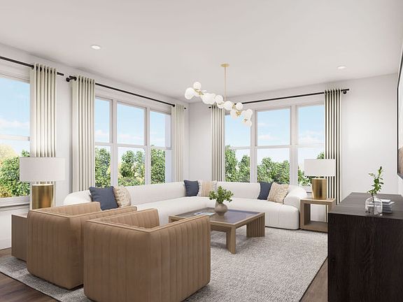 Corner Gathering Room Provides Ample Natural Light