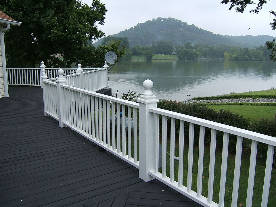 The view from the side deck