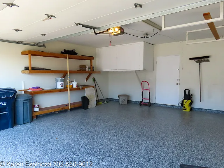 Garage with storage, garage door w opener