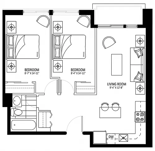 Floor plan The Cooper