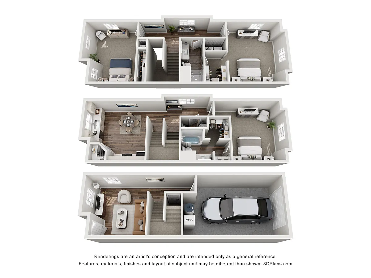 Floor plan 3X25