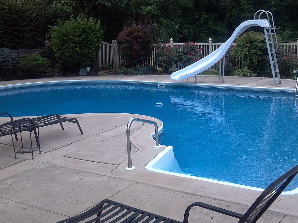 Inground heated pool