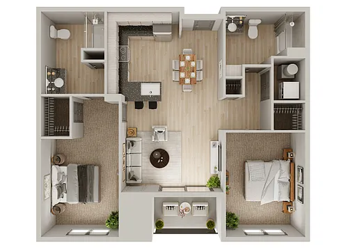 Floor plan 2 Bedroom