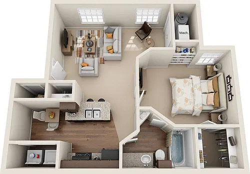 Floor plan Oakhurst