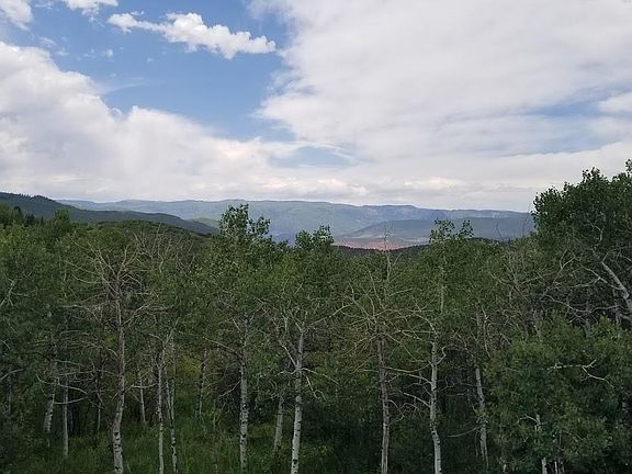 View to the north from master, family room, kitchen and deck.