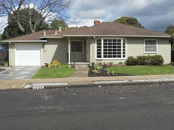 Front view of the home