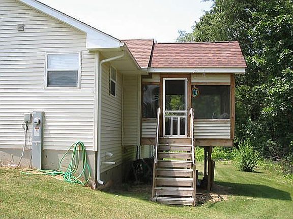 Rear Side View of Home