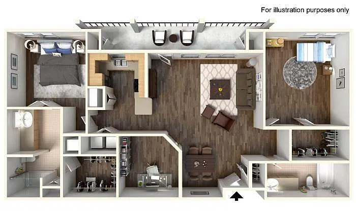 Floor plan B3