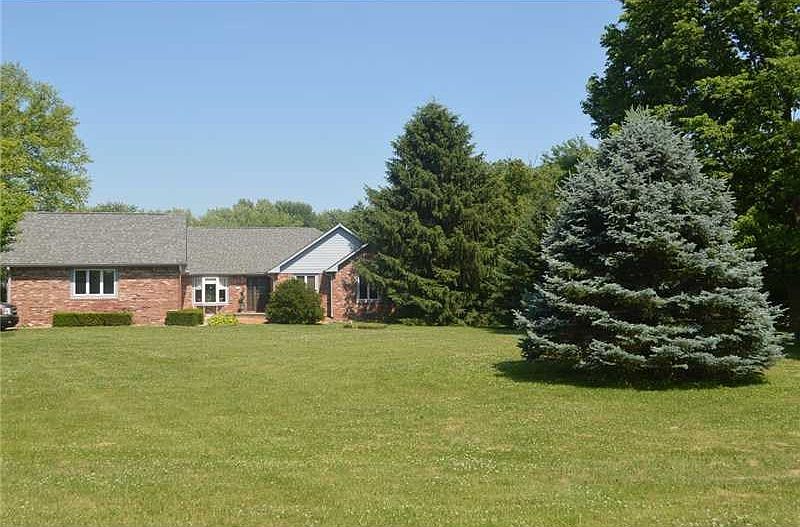 Exterior Front. Custom Ranch on almost 3 acre lot! A great place to call home. Loads of space inside & out!