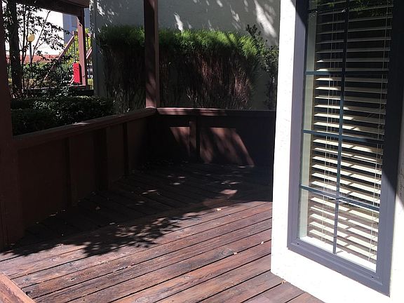 Sunny deck
