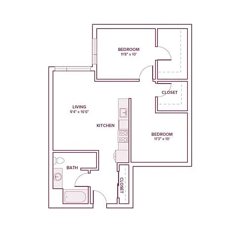 Floor plan A17D