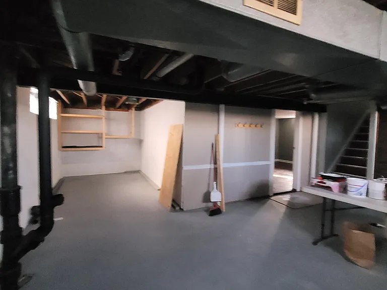 Clean, dry basement.