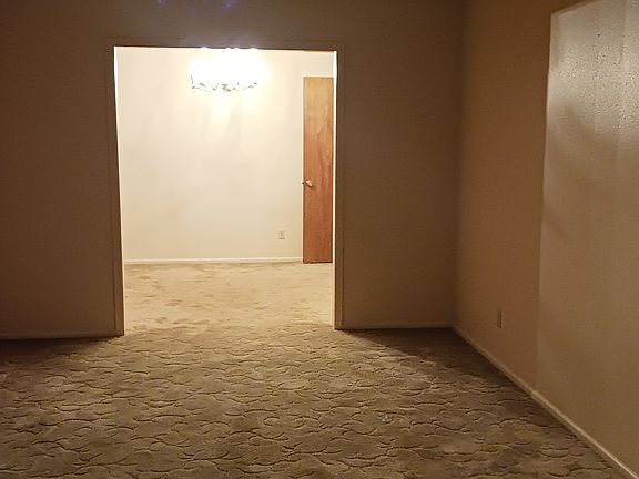 Living room and dining room