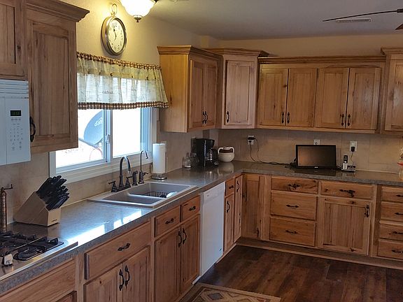 Custom hickory cabinets